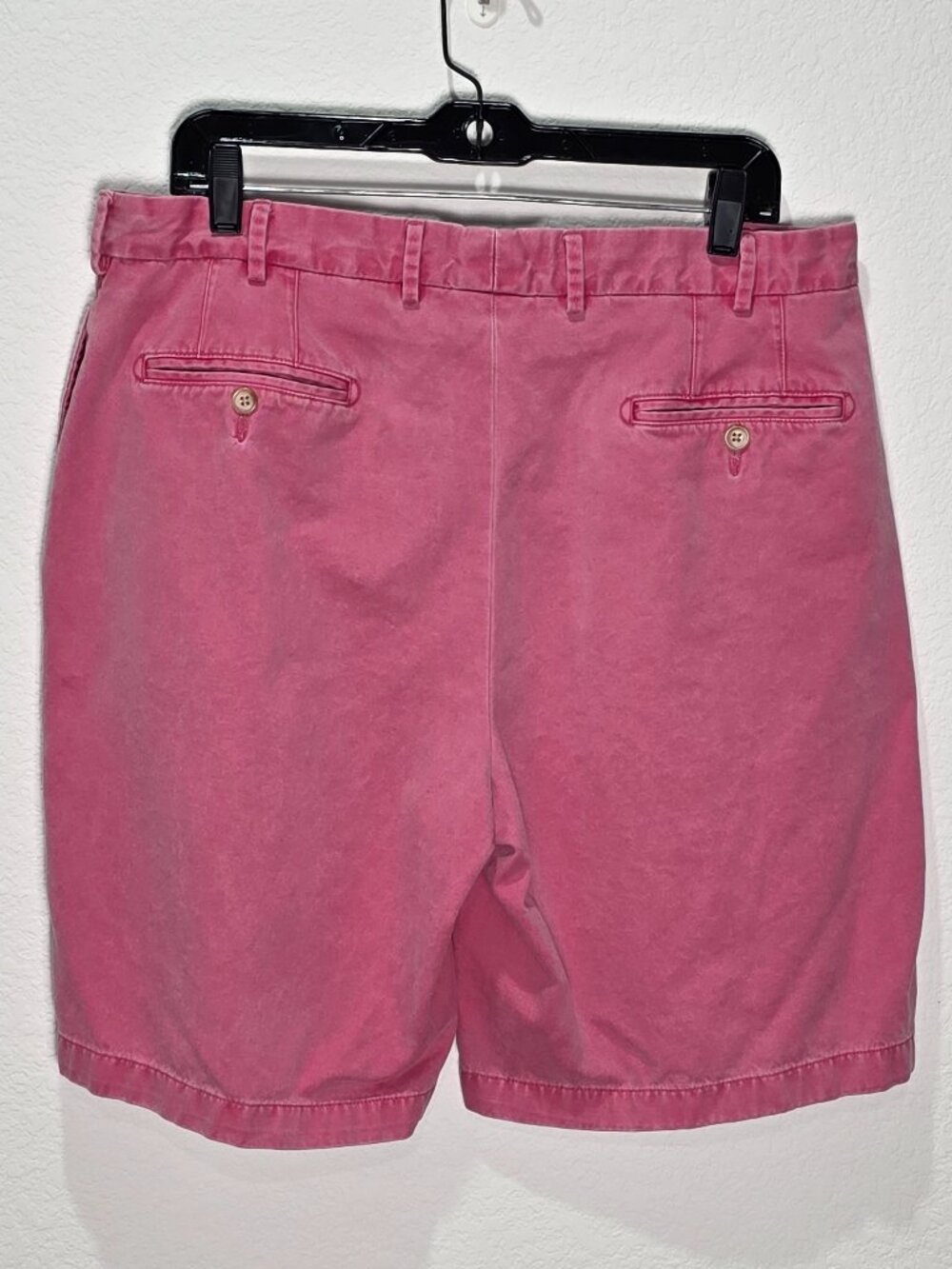 Peter Millar Pima Cotton Chino Shorts Pink Men's Size 36 - Picture 3 of 10